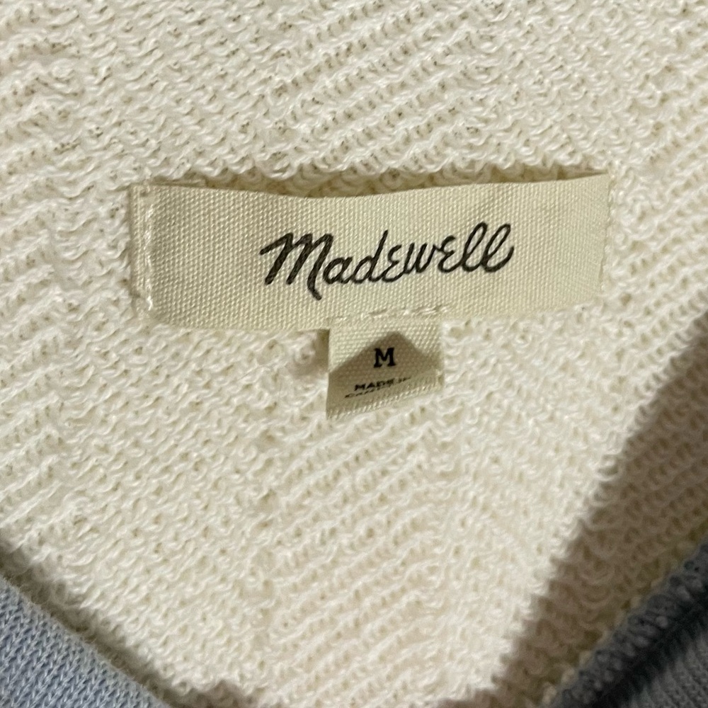 Madewell Puff Sleeve Sweatshirt Tee - Picture 6 of 7